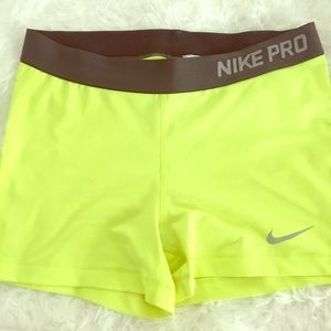 Nike pro athletic shorts